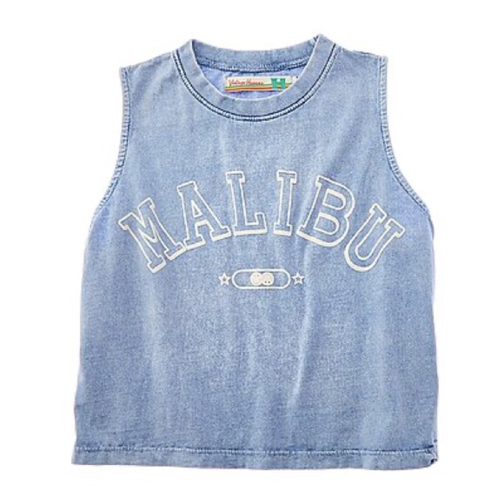Vintage Havana Blue Malibu Tank Top